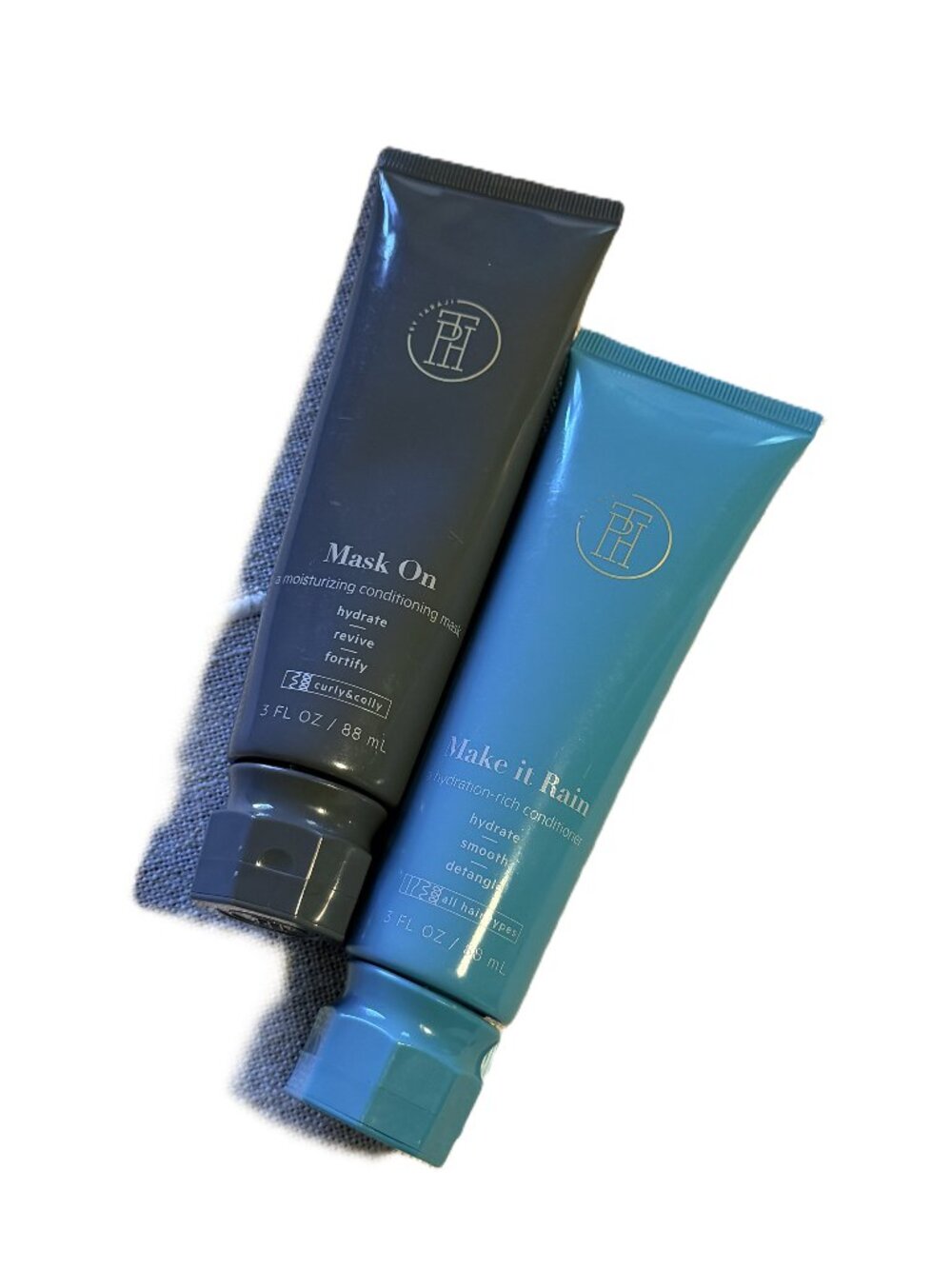 TPH by Taraji MaskOn Mark 3 oz and MakeIt Rain Hydration Conditioner 3 oz bundle
